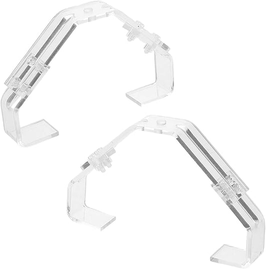 Abaodam 2pcs Aquarium Lamp Hanger Clip Stable Support for Fish Tank Reptile Terrarium Secure Fixation Light Holder Quick Attachment Precision