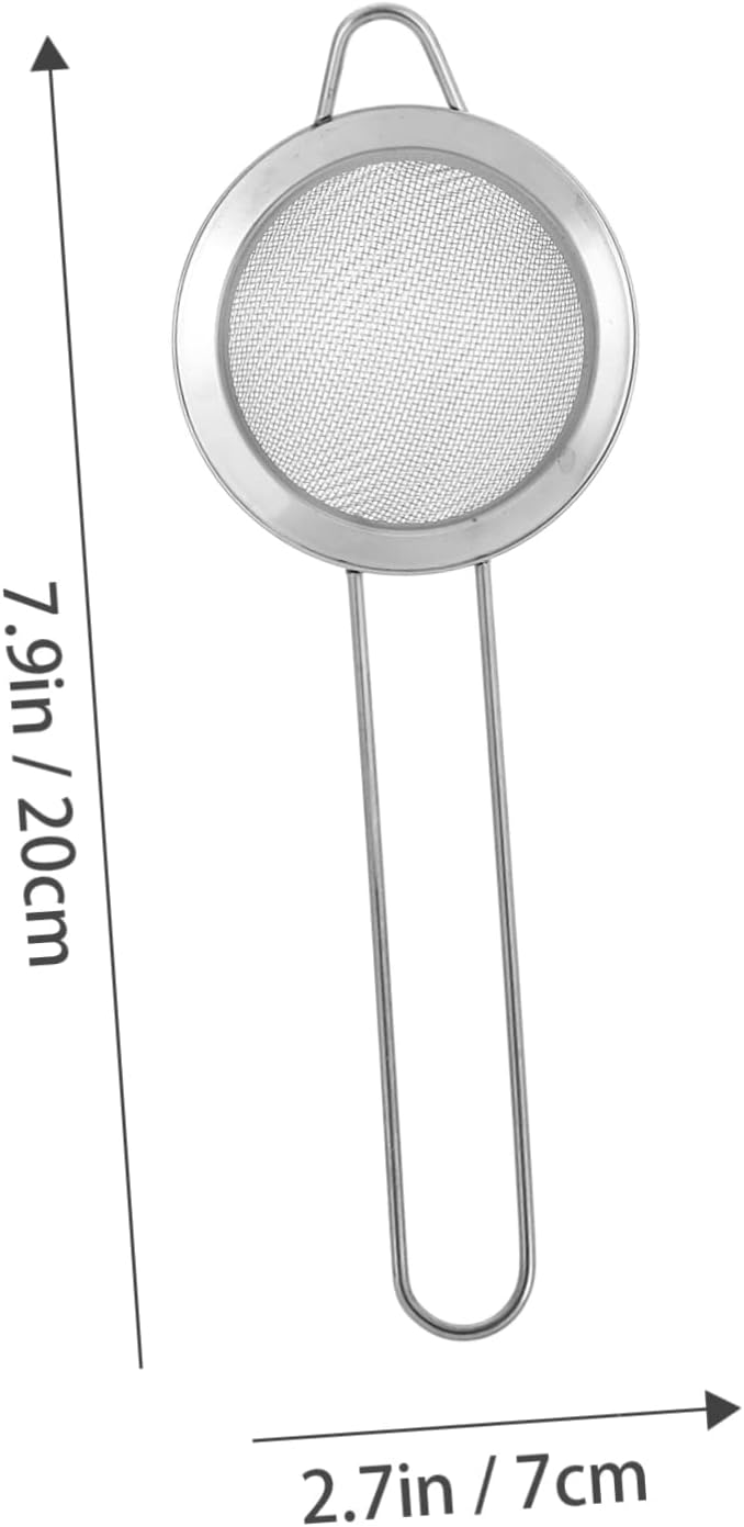Mipcase 4pcs Stainless Steel Reptile Sand Shovel Litter Cleaner for Tortoises and Lizards Fine Mesh Sifting Tool for Efficient Excrement Removal