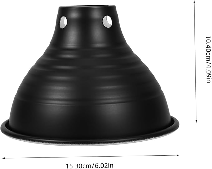 Heat Lamp Cover for Reptiles Lampshade Shell for Geckos Insulation Lampshade for Pet Lizards Easy Install Reptile Lamp Accessory