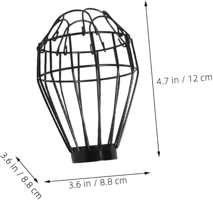 MAGICLULU 2pcs Heated Ceramic Lampshade Reptile Tank Accessory Heat Lamp Cover Safety Mesh Lizard Tank Heater