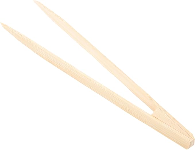 Sosoport Reptile Care Tool Lightweight Compact Bamboo Tweezers for Easy Feeding and Pet Accessories