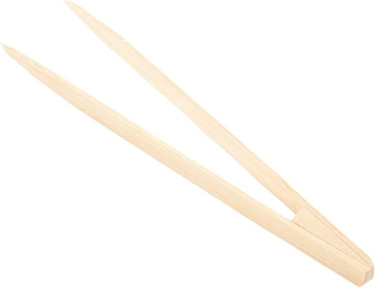 Sosoport Reptile Care Tool Lightweight Compact Bamboo Tweezers for Easy Feeding and Pet Accessories