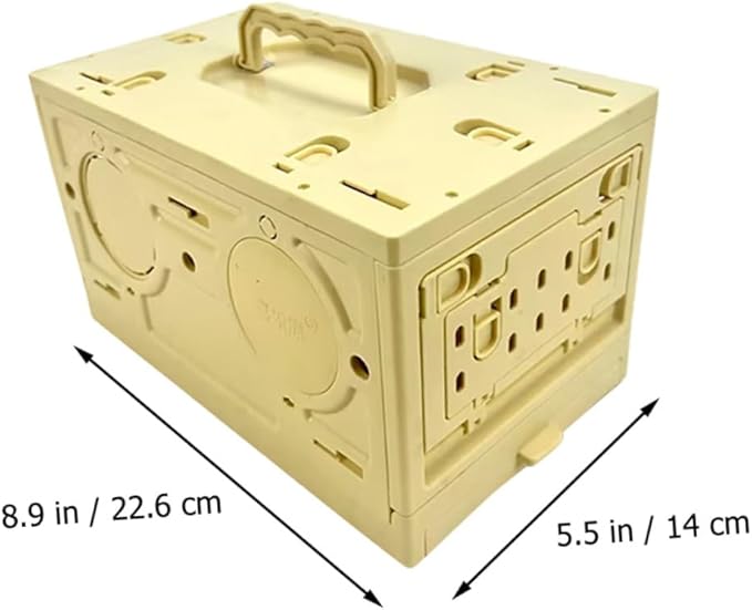 Portable Folding Bird Cage for Outdoor Use Lightweight Pet Travel Carrier for Pigeons and Parrots Easy to Assemble Air Circulation Design for Hiking and Camping