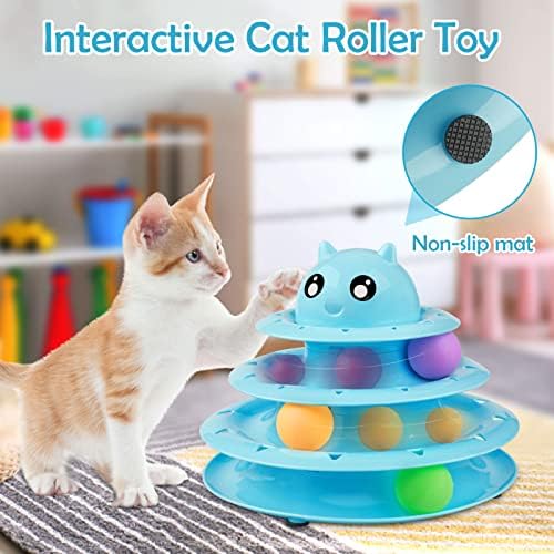 UPSKY 20 PCS Cat Toys Set with Teaser, Mice, Spring, and Various Ball Toys - Image 5