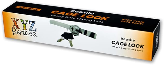 Showcase Lock for Reptile Tanks, Reptile Terrariums, Reptile Habitats