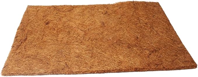 BESPORTBLE Coconut Fiber Substrate Mats Reptile Terrarium Bedding Tortoise Enclosure Accessories
