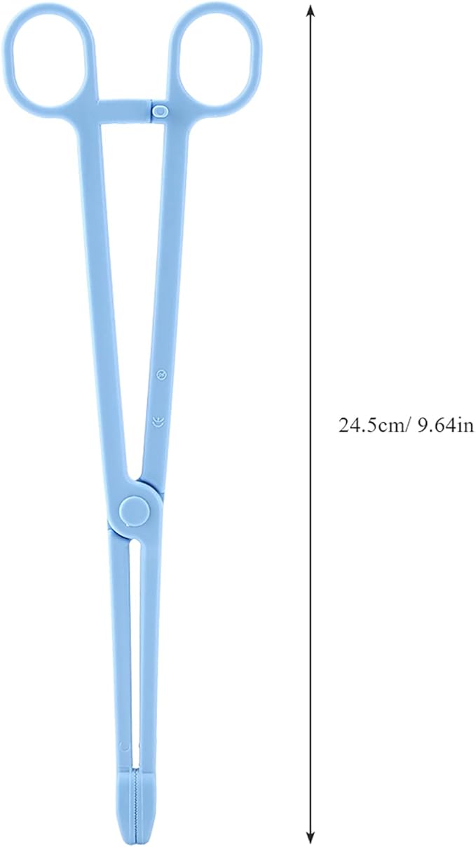 Blue Plastic Useful Pet Clip for Snake Lizard Reptile Animal Food
