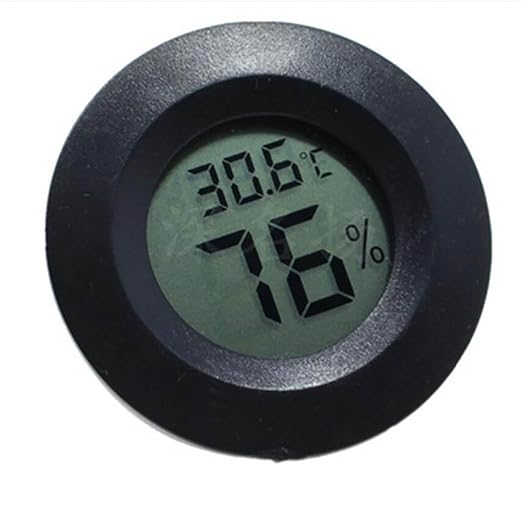 Mini Hygrometer Thermometer Digital Humidity Meter Indoor Outdoor Humidity Monitor Reptile Thermometer for Home Office Garden Cellar Fahrenheit/Celsius(℉/℃)