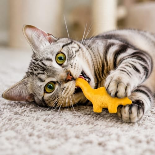 8Pcs Dino Nuggets Catnip Toys for Cat, Interactive Catmint Cat Toy Gift - Image 4