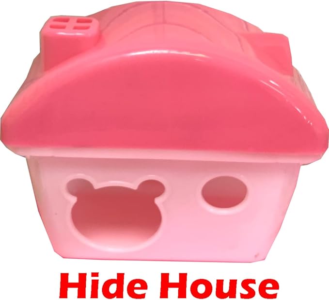 Extra Large Multi-Levels Easy Setup Deluxe Dwarf Hamster Mansion Mouse Habitat Gerbil House Full Set of Accessories for Mice Rat with Crossover Tube Tunnel Expandable and Customizable