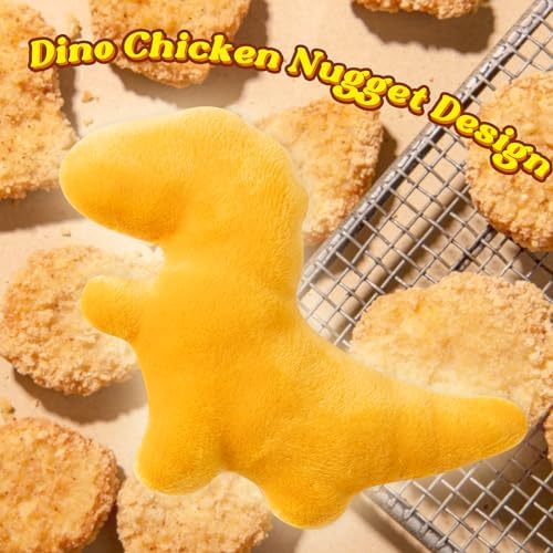 MALLMALL6 Catnip Toys for Cat - 5Pcs Dino Nuggets Cat Toy, Indoor Kitten Chew Bite Kick Dinosaur Chicken Nugget Catmint Interactive Pet Supplies, Cute Pet Gifts for Kitten Lover - Image 6