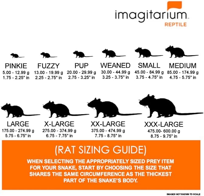 imagitarium Frozen Weaned Rat, Count of 25