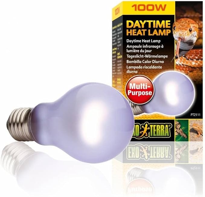Exo Terra Sun-Glo Neodymium A19 Lamp [Set of 2] Watt: 100 W