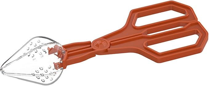 Creature Captures Tongs For Reptiles Care Feeder Pliers Clear Ergonomic Tool Gentle Feeding Easy Clear Tongs