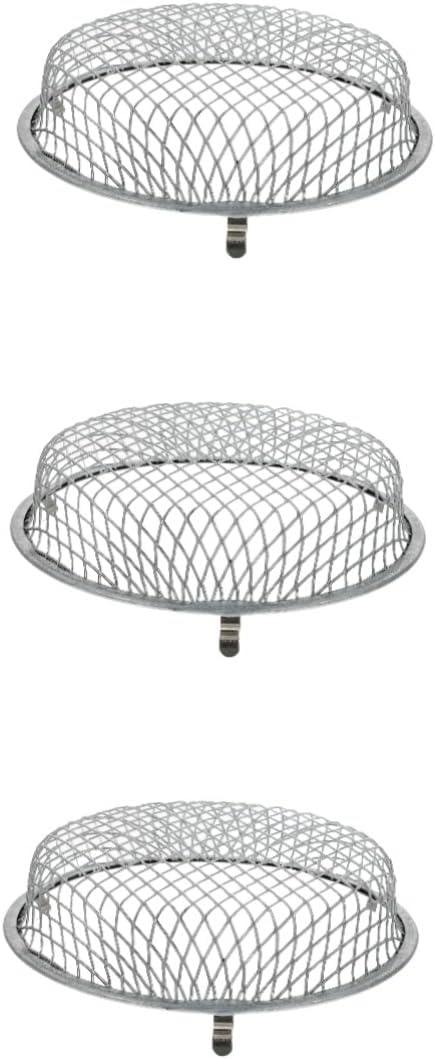 FOMIYES 3pcs Reptile Heating Lamp Mesh Cover Scalding Shade for Lizard Turtle and Snake Habitats and Easy to Install Lamp Shade Accessory