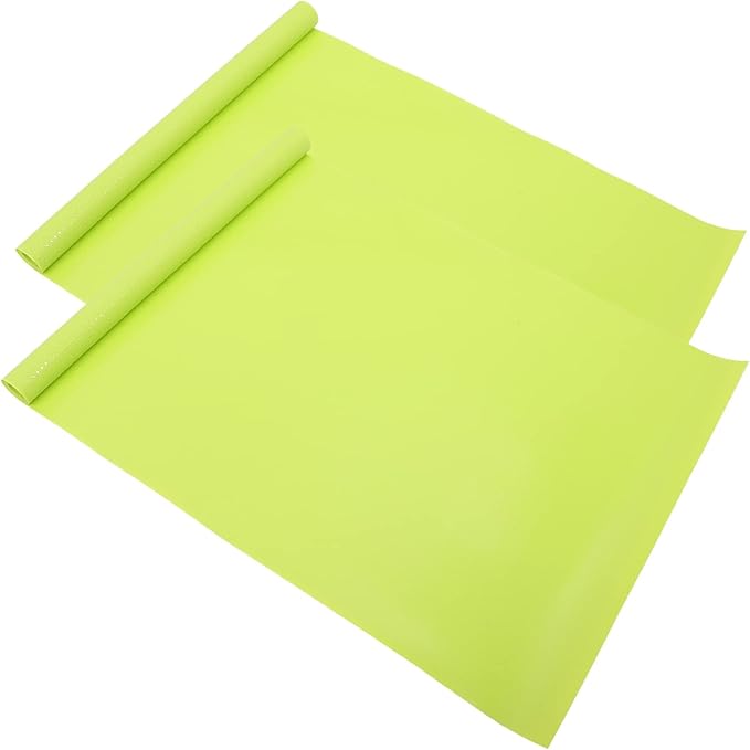 Mikikit 2pcs Reptile Carpet Liner Mat for Terrariums and Bedding for Snakes Turtles and Lizards Green for Tanks