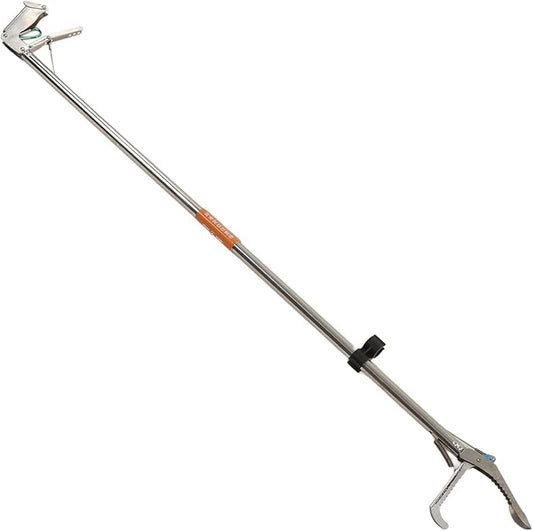 Foldable Self Lockable Stainless Steel Reptile Grabber, Snake Tong, Snake Catcher Stick Rattlesnake Catcher, Grabber Pick up Handling Tool, Snake Tong Foldable Reptile Grabber Catcher Handling Too