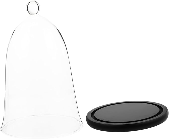 Garneck Realistic Plant Cover Glass Cover Plant Terrarium Jar Add Freshness to Your Home Shop