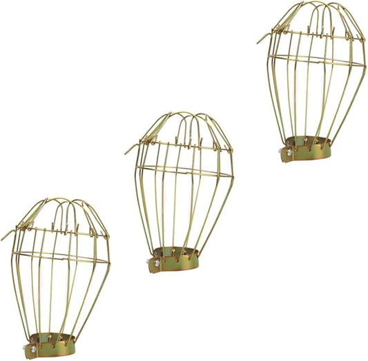 DOITOOL 3pcs Reptile Heater Guard Mesh Lamp Cover Bulb Protector for Reptile Lighting Wear- Design to Prevent Scalding Essential Safety for and Birds
