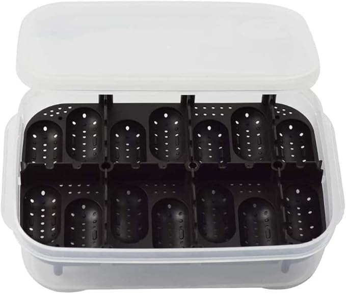 DOHO Reptile Breeding Box Reptile Egg Incubator Hatchery Box Suitable for Hatching Gecko Lizards Lions Mane