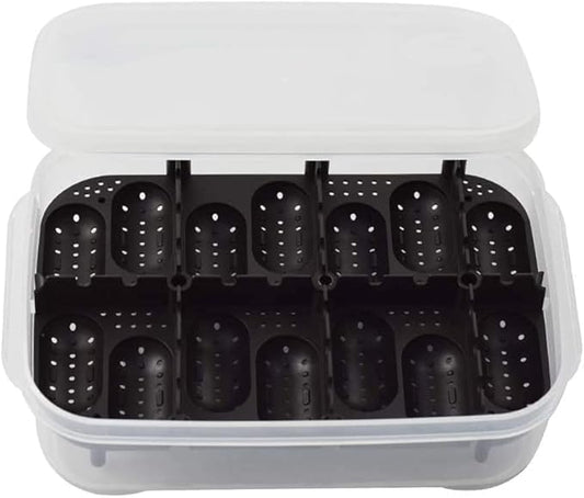 DOHO Reptile Breeding Box Reptile Egg Incubator Hatchery Box Suitable for Hatching Gecko Lizards Lions Mane