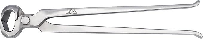 Equine Care 10-Inch Miniature Hoof Nipper | Chrome Vanadium Steel, No-Spring Farrier Tool for FOAL, Shetland, Miniature, Donkey & Pony Hoof Care | Ergonomic Grip & Precision Blades.