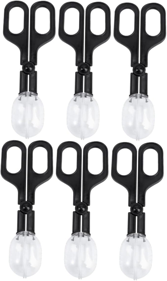 POPETPOP 6pcs Reptile Feeding Clip Flexible Cleaning Tool for Insect Feeding for Crickets and Locusts Comfortable Scissors Handle for and Breeding
