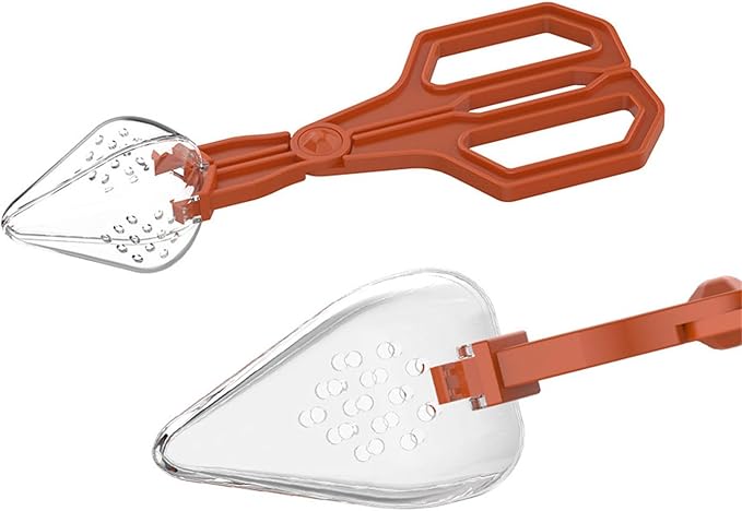Multipurpose Feeding Tongs For Reptiles Care Clear Hygienic Comfort Handle Gentle Creature Captures Ergonomic Reptiles Enclosures