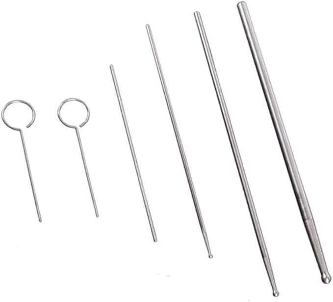 OMEM 5 Pack Reptiles Snake Sex Probe Portable Probe Kit