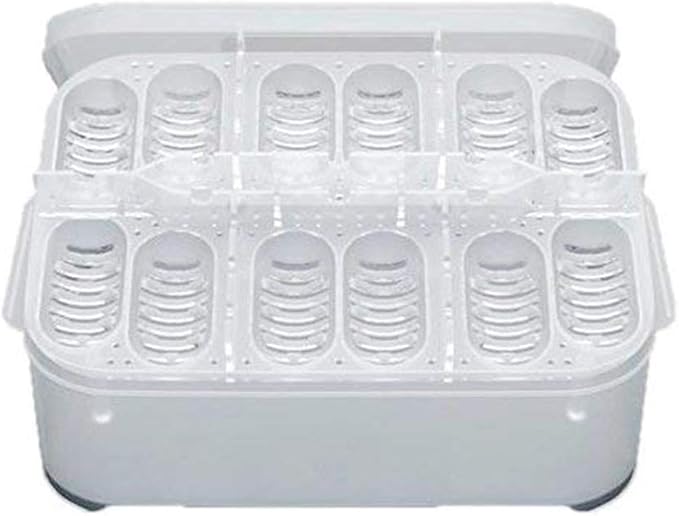OMEM Reptile Breeding Box, Reptile Egg Incubators, Hatchery Box, for Hatching Gecko, Lizards, Lions Mane, Reptiles (Thermometer, Transparent Box)