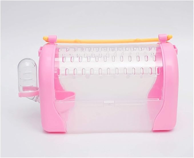 Lightweight Bird Carrier Travel Cage with Food Cup, Panoramic Design for Parakeets and Small Birds – Portable Bird Cage for Vet or Travel