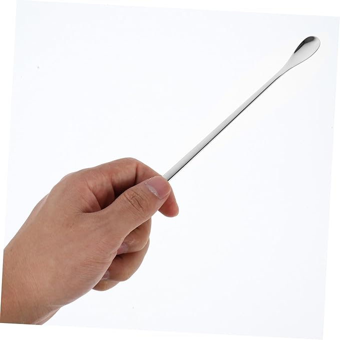 5pcs Portable Lizard Food Spoons Long Handle Feeding Tool for Small Animals Durable Material Effortless Control for Balanced Nutrition Reptile Tanks