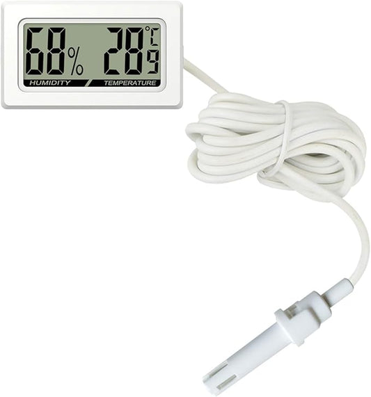 Hygrometer Great for Vivariums and Incubators Featuring Large Screen Display for Shop Laboratory