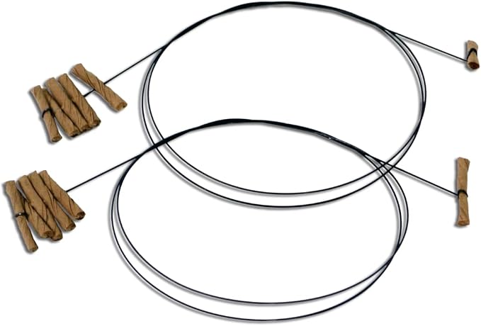 Cat Dancer Interactive Cat Toy - Fun and Fitness for Your Furry Friend - Engaging Paper Roll Attached with 30 Inches Flexible Spring Steel Wire for Playful Cats ?€? 2 Pack by CAT+DANCER+PRODUCTS