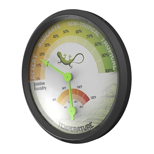Toddmomy Reptile Thermometer Humidity Gauge Digital Temperature Meters Reptile Terrarium Thermometer Thermohygrometer
