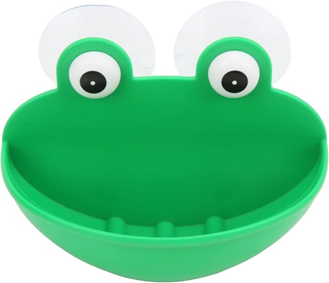 GLOGLOW Safer Amphibian Water, Plastic Bathroom Soap Holder for Frogs and Geckos, 3.2 X 5 X 3.8 Inches for Habitats