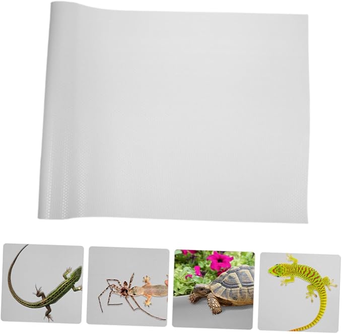 EVA Reptile Carpet Substrate Mat Non-Slip Terrarium Liner for Bearded Dragon Leopard Gecko Snake Lizard Tortoise Bedding Soft Comfortable Flooring for Reptile Cage Easy to Clean