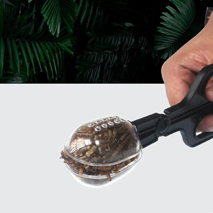 Feeding Tongs with Vents for Amphibian Poop Handling 18.5 Cm