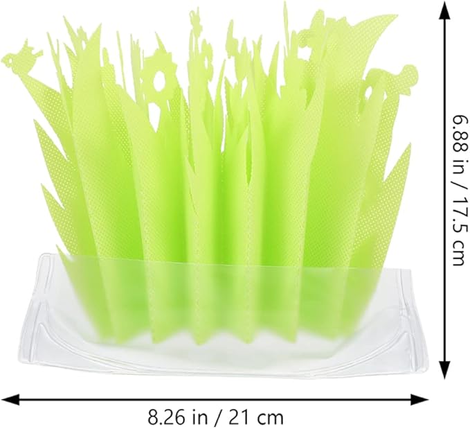 Milisten 3pcs Reptile Humidifier for Terrarium Decor Washable Imitation Plants for Habitat High Humidity for Reptiles Eco-friendly Design for Easy Use