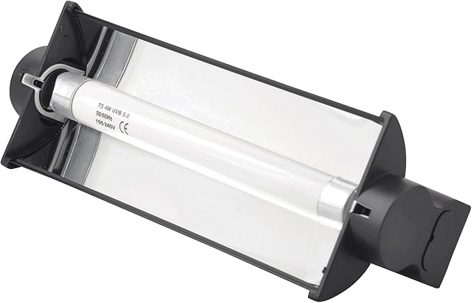 Sundew UVB 5.0 T5 Reptile Lighting Kit, 4W Compact T5 UVB Tube with Fixture, UVB Lighting System for Small Terrariums (4-Watt/6.5 Inches)