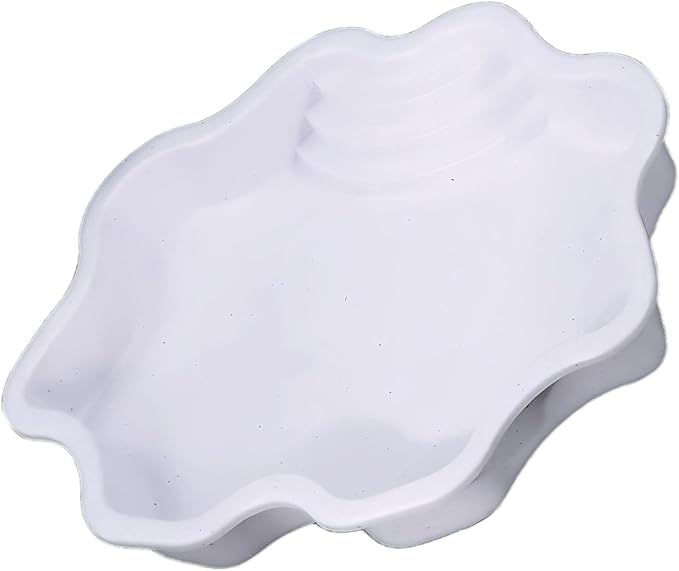 Reptile Bathing Tub with Non-Slip Surface and Entry Ramp for Easy Small Animal Soaking Container