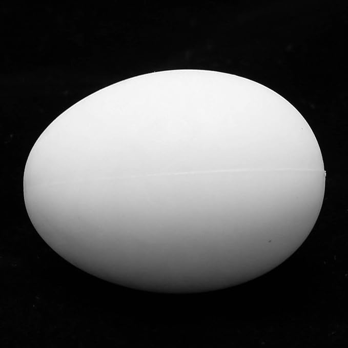50pcs Pigeons Egg Plastic Simulation Hatching Breeding Supplies for Birds Fake Pigeons Egg Solid