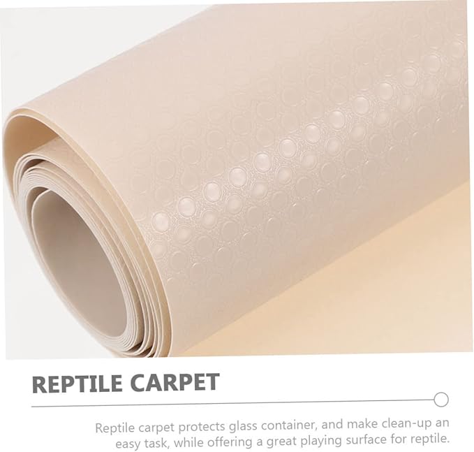 Toddmomy Reptile Carpet Mat for Bearded Dragon Gecko Snake Sturdy Terrarium Liner Non-Slip Substrate Bedding for Reptile Cage Accessories