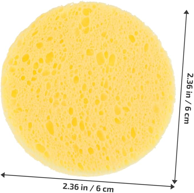 Happyyami 50pcs Crab Humidity Sponges for Pet Habitat Nutrients Providing Water-Absorbing Sponges Moisture Retaining Sea Creature Supplies for Crab Tanks and Terrariums