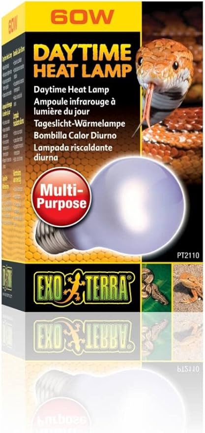 Exo Terra Sun-Glo Neodymium A19 Lamp [Set of 2] Watt: 60 W
