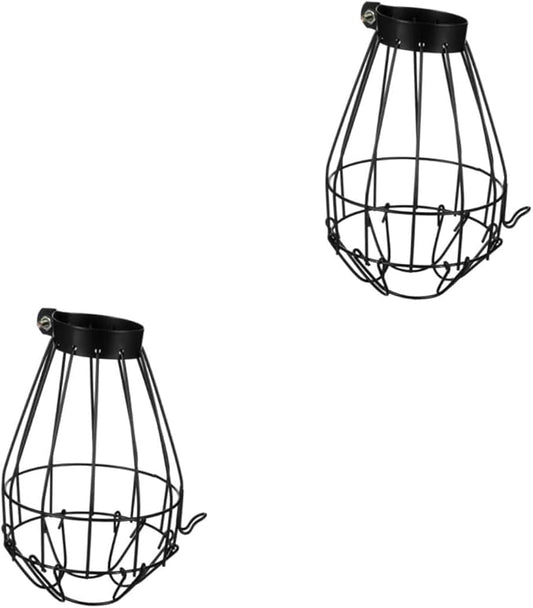 BESPORTBLE 2pcs Reptile Heating Lamp Cover Scald Shade for Pet Enclosures Efficient Heat Dissipation and Practical Design for Safe Use