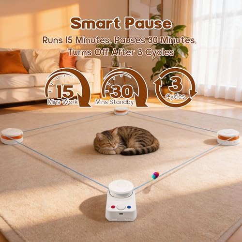 Interactive Cat Toy for Indoor Cat,Automatic Treadmill for Exercise - Image 6