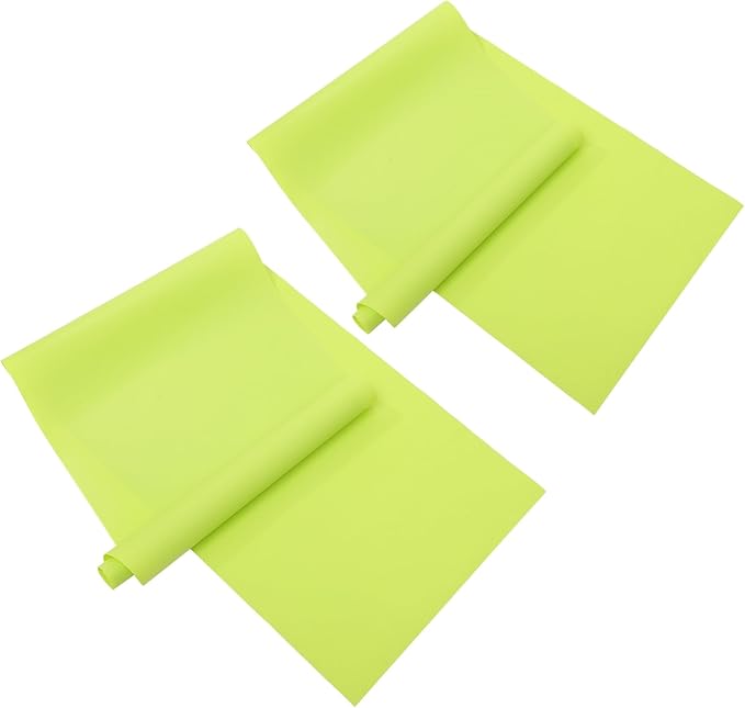 Yardwe 2pcs Reptile Carpet Mat Oil and Non-Absorbent Substrate for Snake and Lizard Habitats Easy to Clean Terrarium Bedding Green