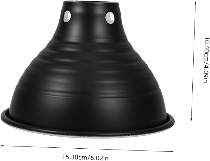 Reptile Heat Lamp Cover Insulated Lampshade for Reptile Boxes Reflector Design Easy Installation Energy Efficient Essential Accessory for Pet Owners