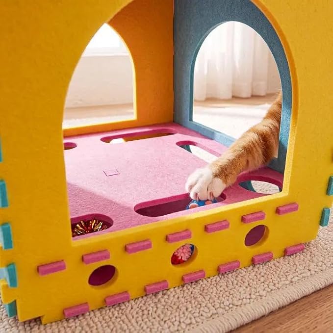 41 Pcs Interactive Cat Toys with Cat Puzzle Box, Cat Puzzle Toys, Kitten Toy - Image 3